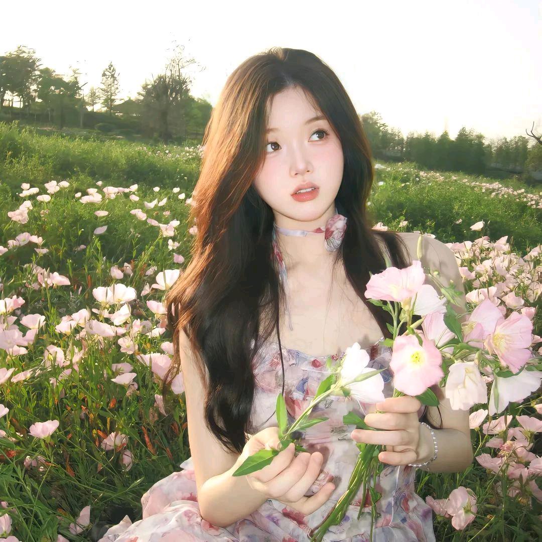 仙女躲草丛