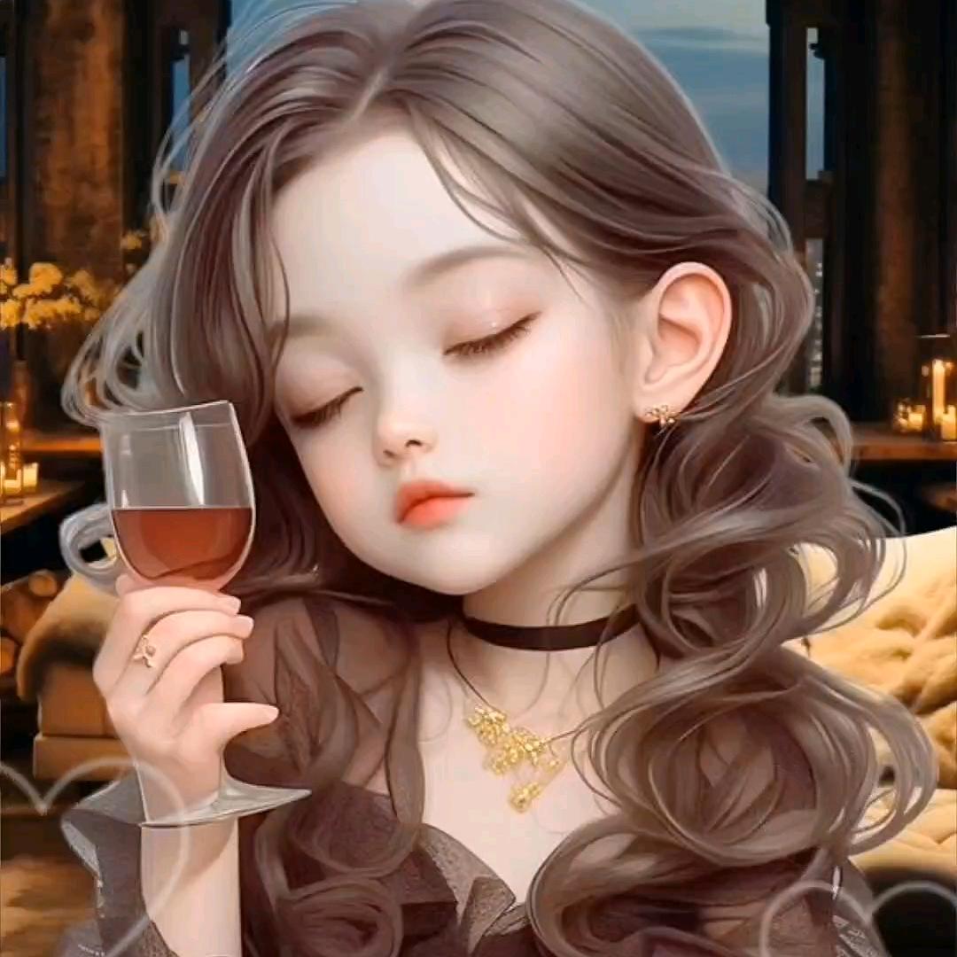 睫毛上挂着忧伤的泪