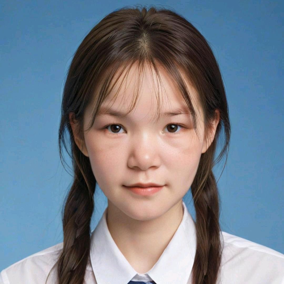 快乐的女生