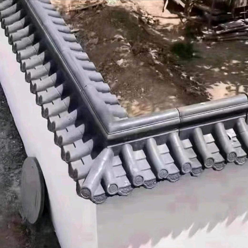 仿古建筑.墙帽