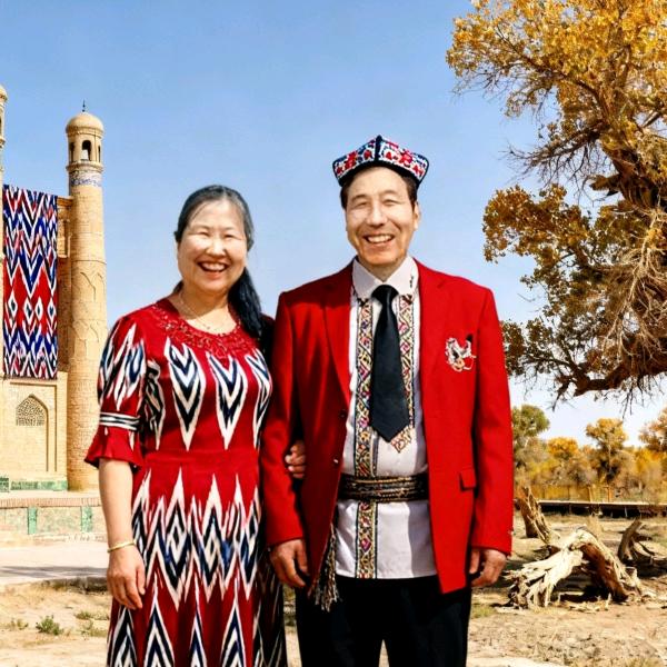 陕北夫妻在新疆