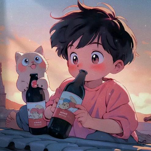 小李今天很开心