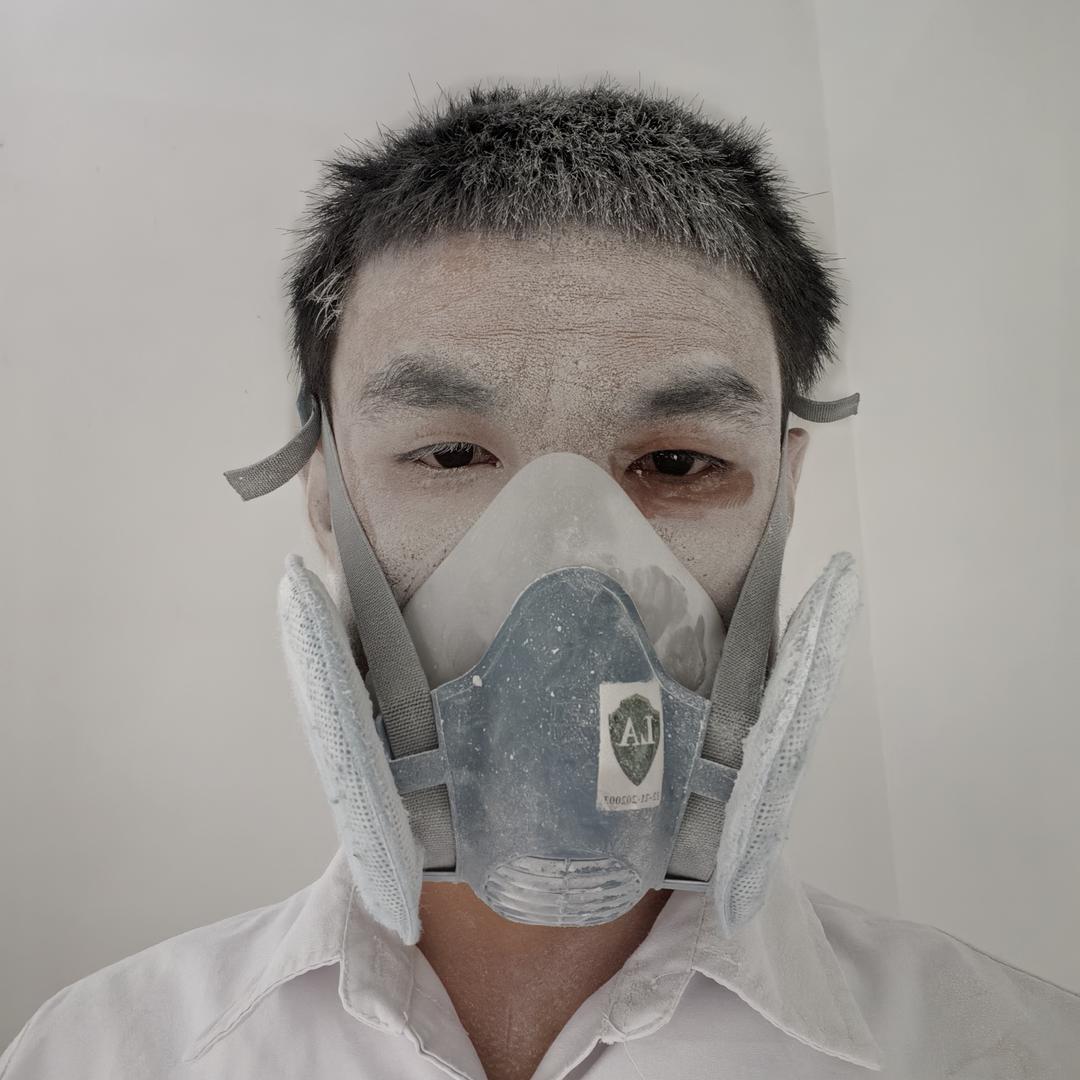 腻子粉打砂纸喷漆