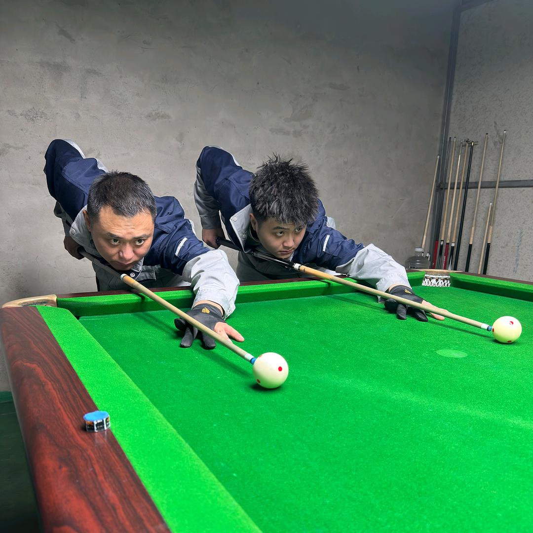 笨哥笨弟打台球