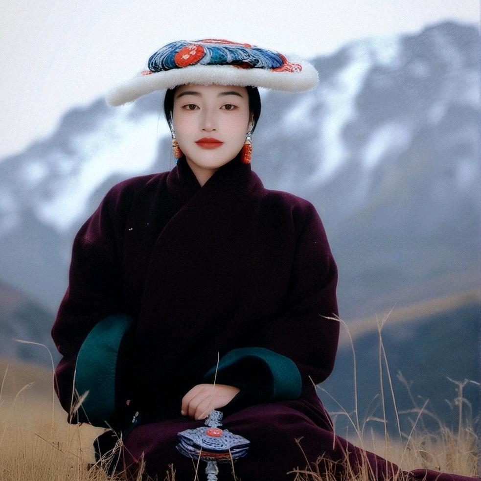 藏族姑娘