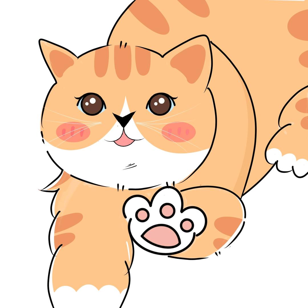 猫喝热茶