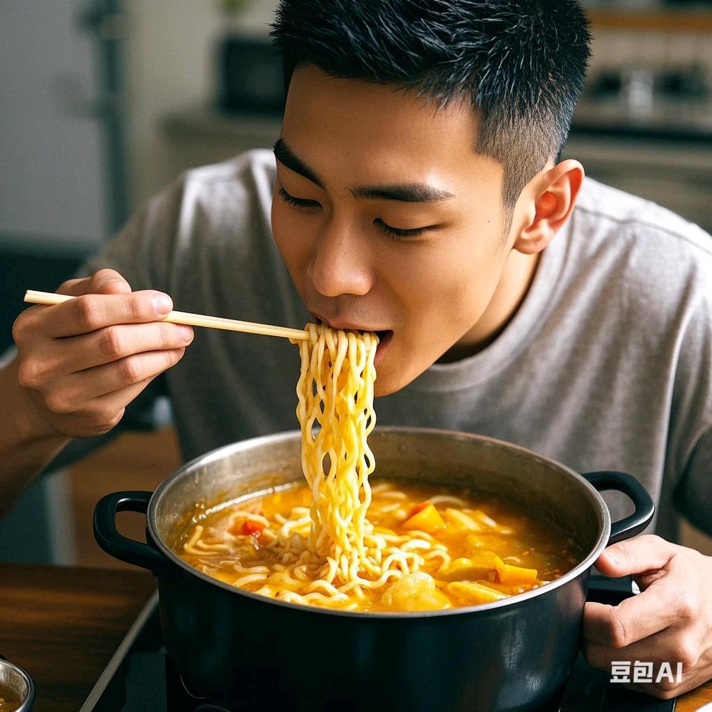仙哥吃不够