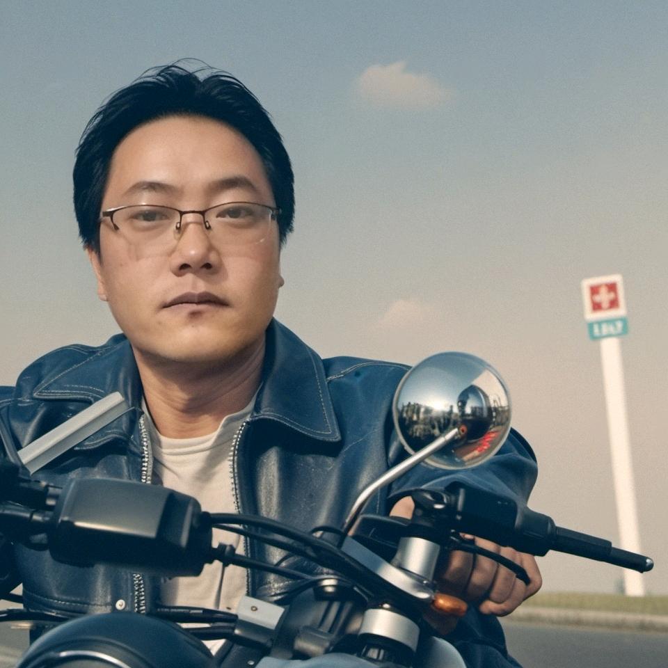 开心的，男孩