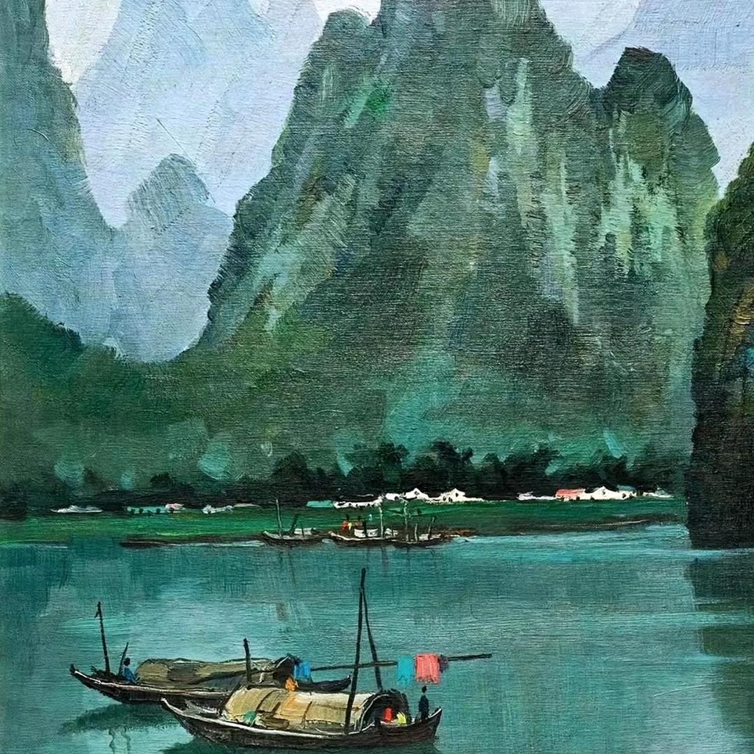 清风柳影
