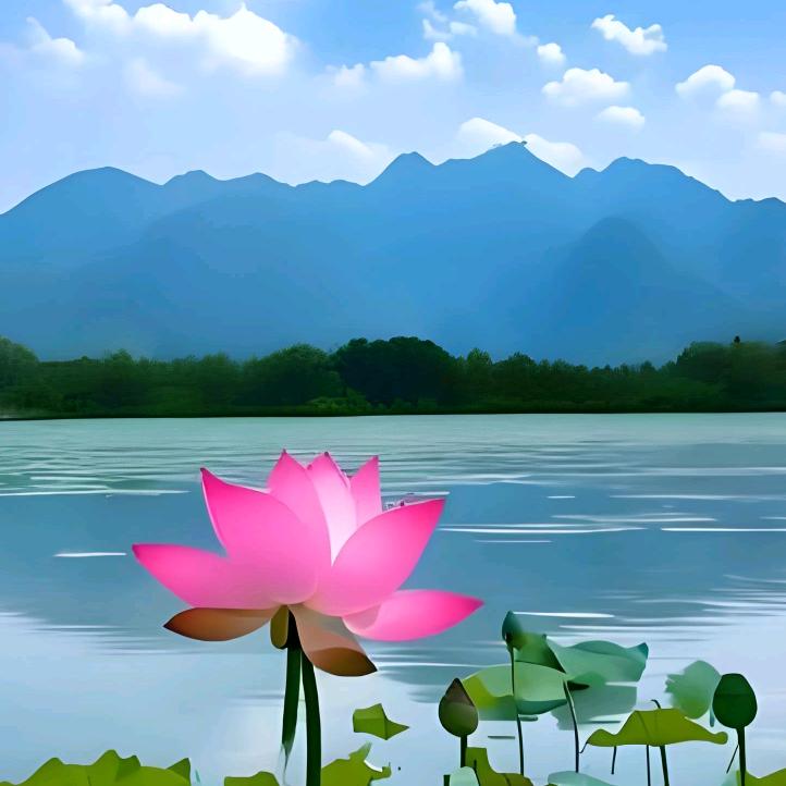 山高云淡