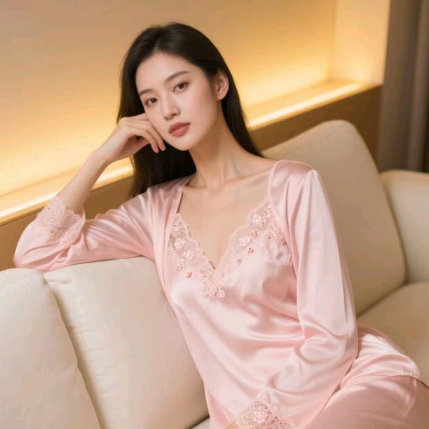 蓝妹子家居服