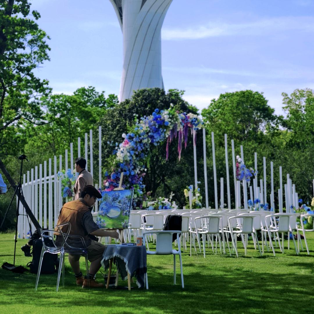 婚礼现场画师-江南