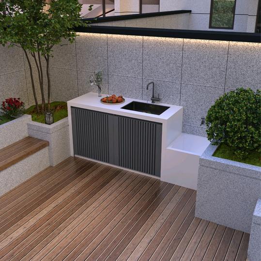 翰林岩板庭院操作台