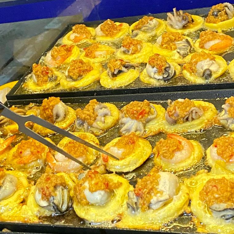 蚝蛋烧摆摊