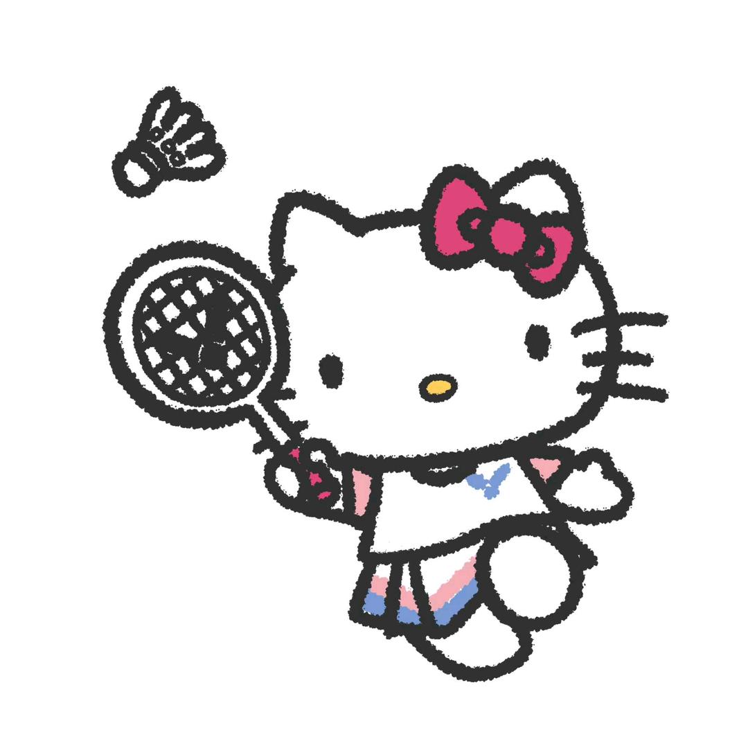 小张会打羽毛球🏸