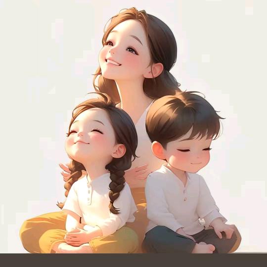两个宝贝的妈妈