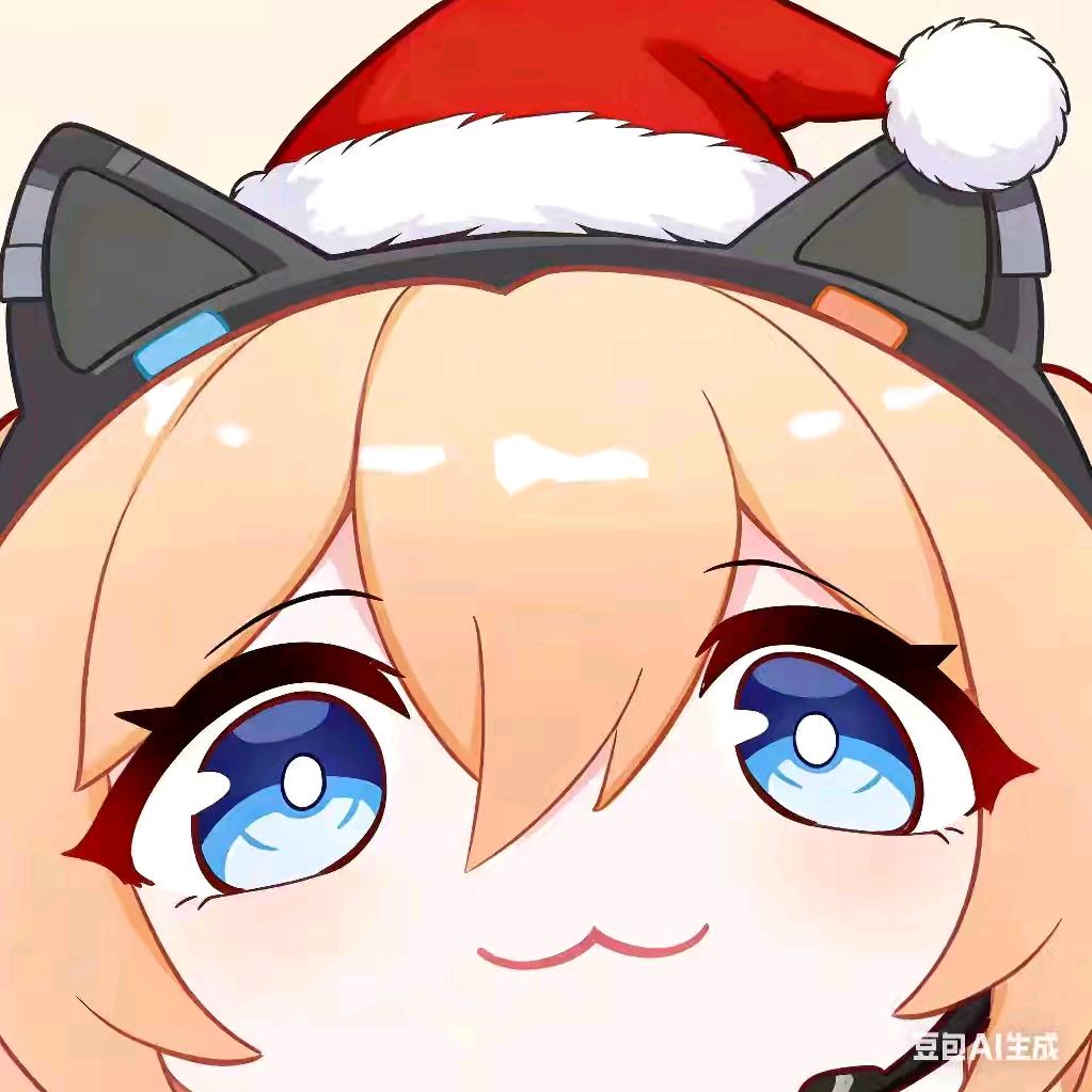 一只呆呆的猫猫