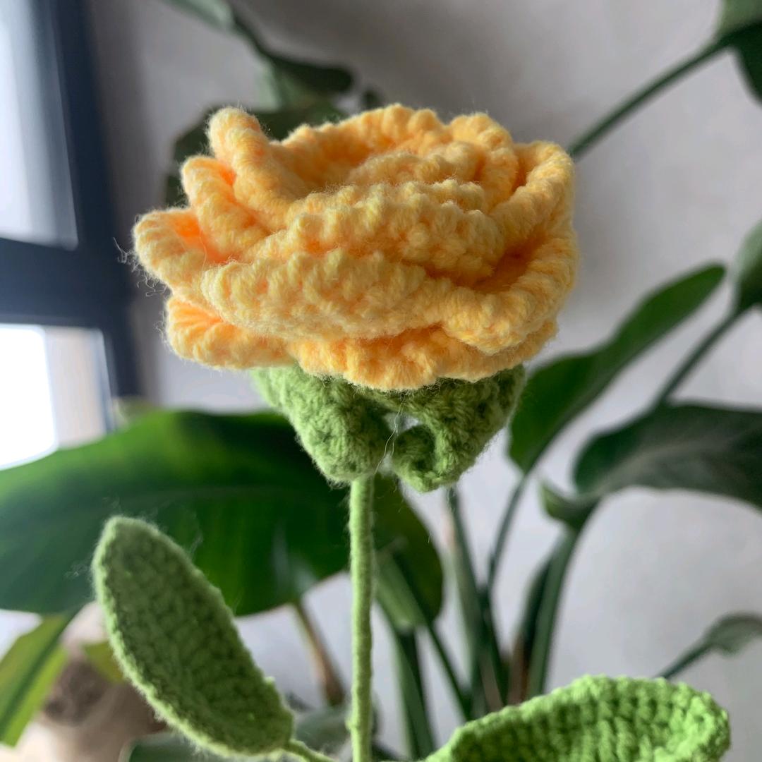 娇艳手工钩织