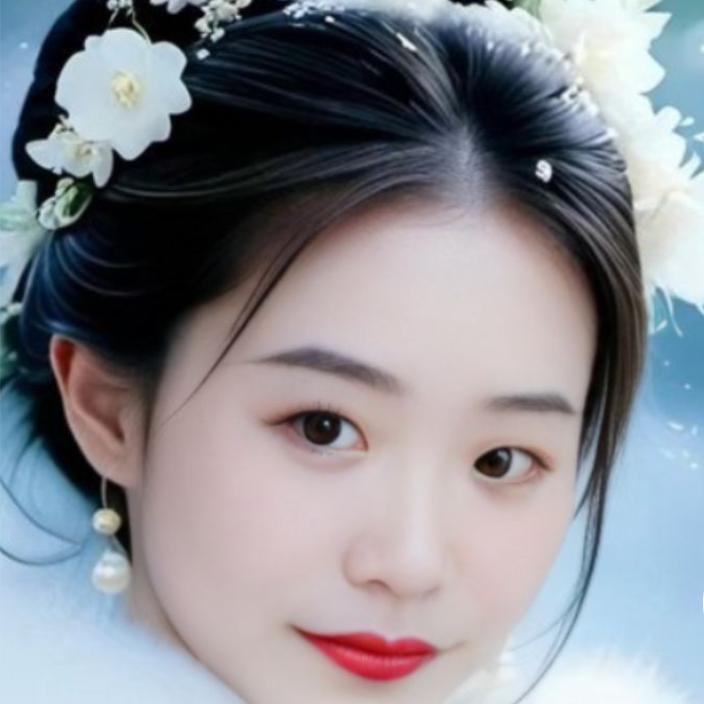 绣花。