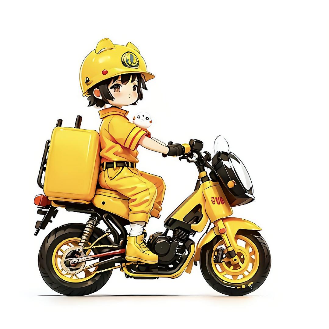 卖糖果的小男孩