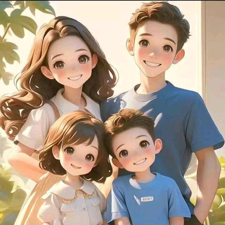 美丽的家庭。