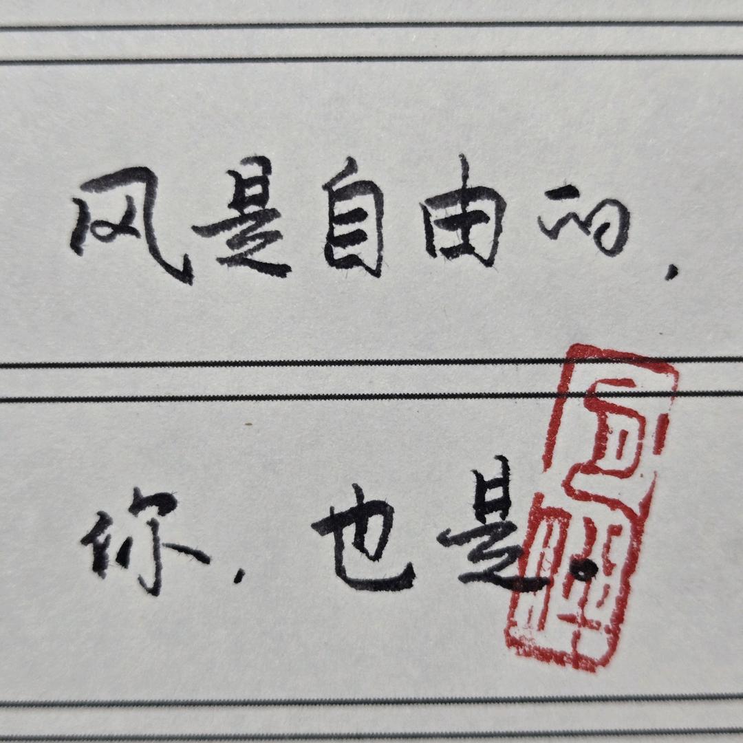 月伴手写