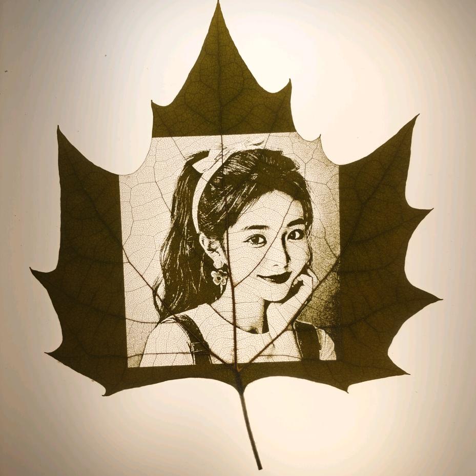 叶脉雕刻