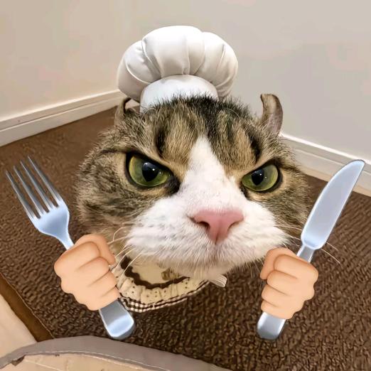 真是猫改不了吃小鱼干