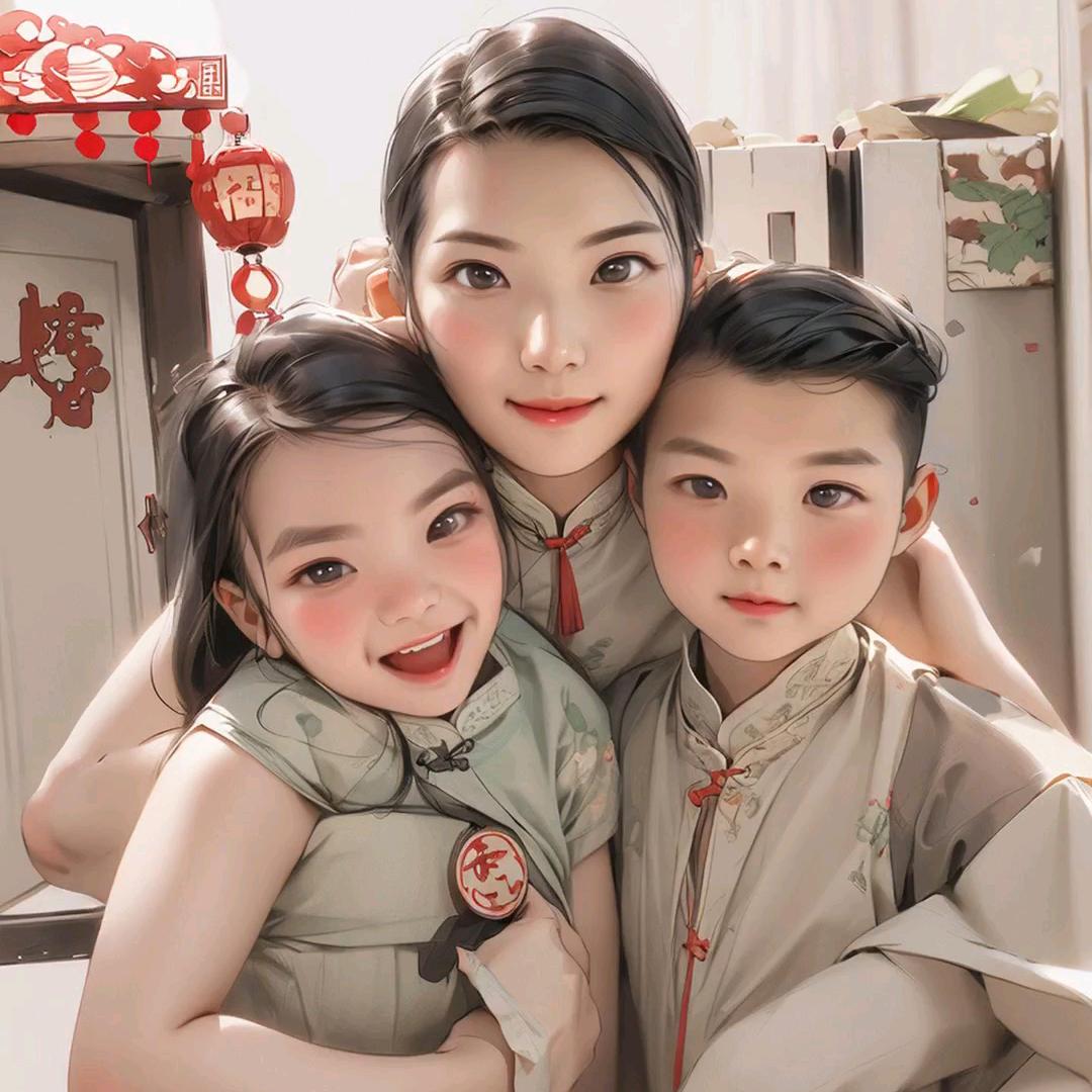 蒙 蒙 两 娃