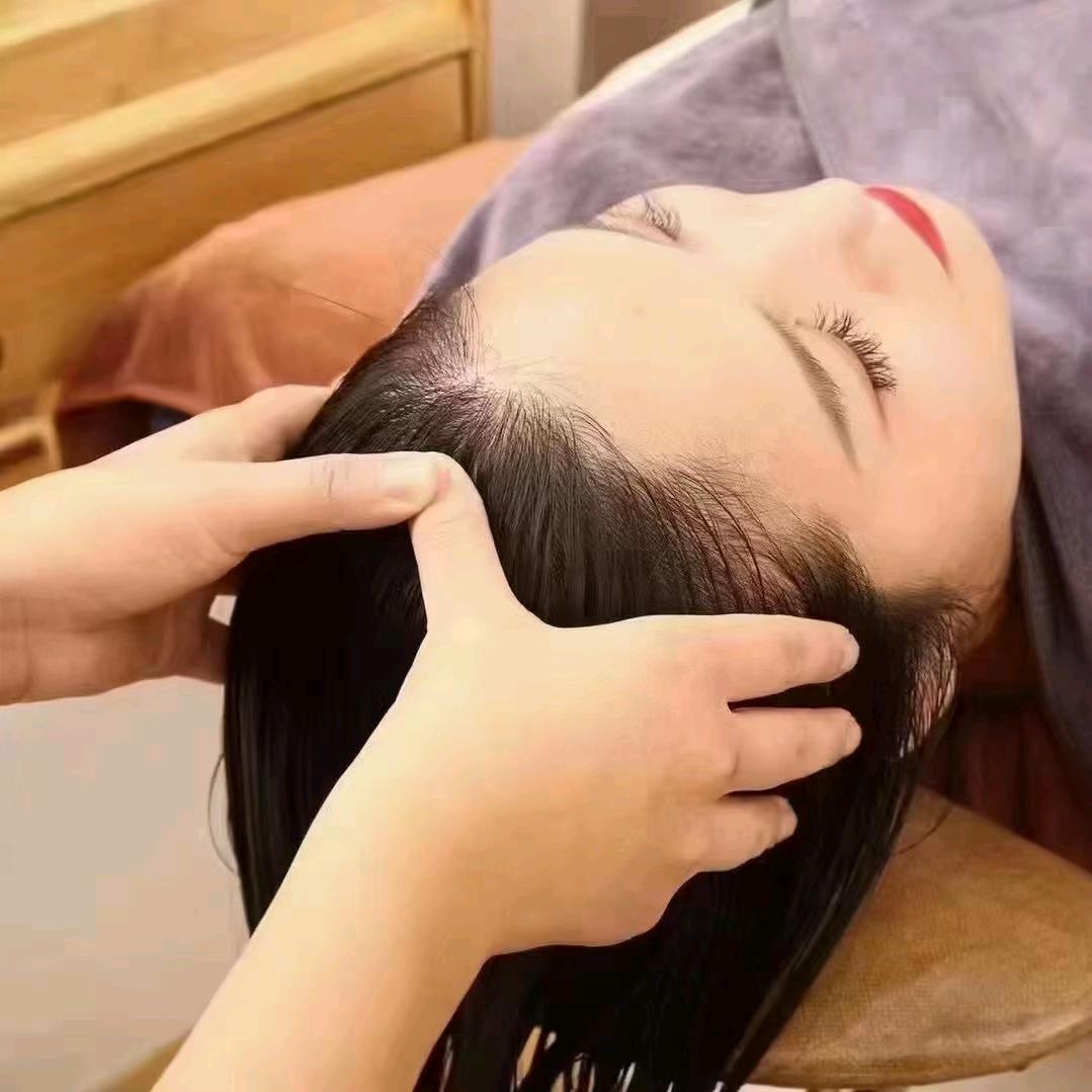 北郊做头疗养发的小姐姐