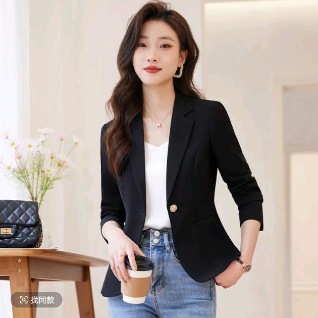 粉黛御姐西服职业装