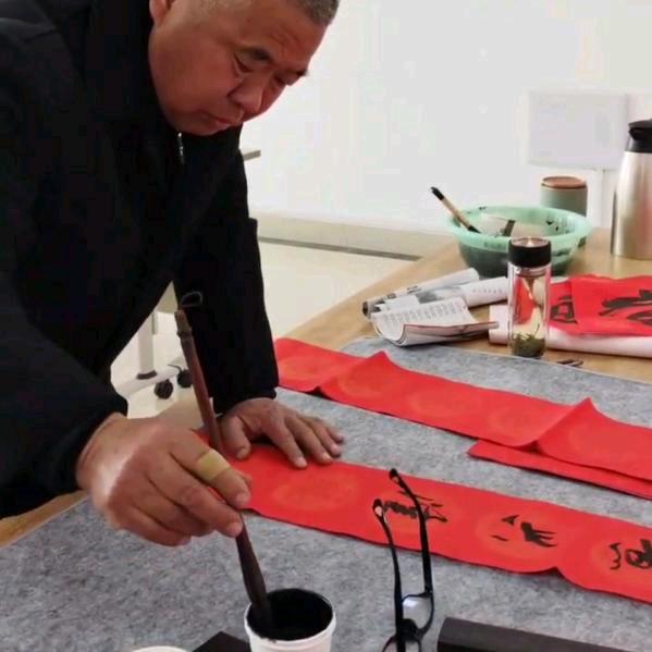 李元海学习书法