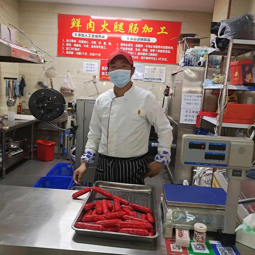六安第一家火腿肠烤肠嵩泉农贸市场成哥