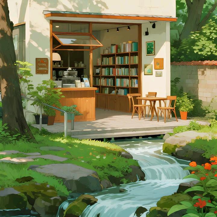 溪边书房