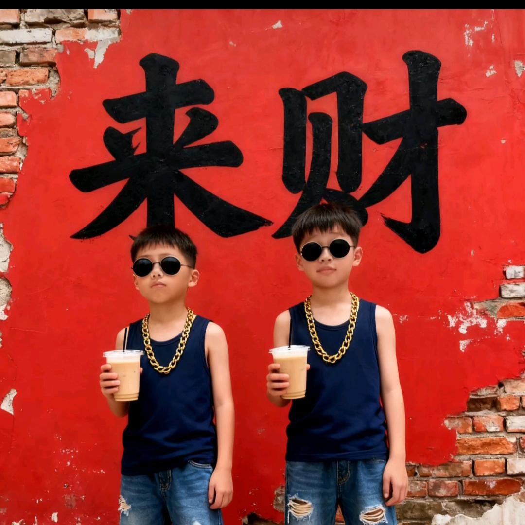 单亲妈妈两个儿