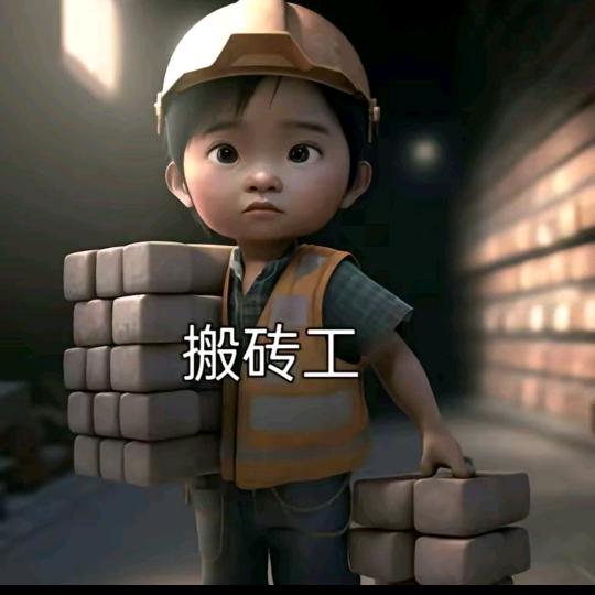 以前叫打工现在叫搬砖