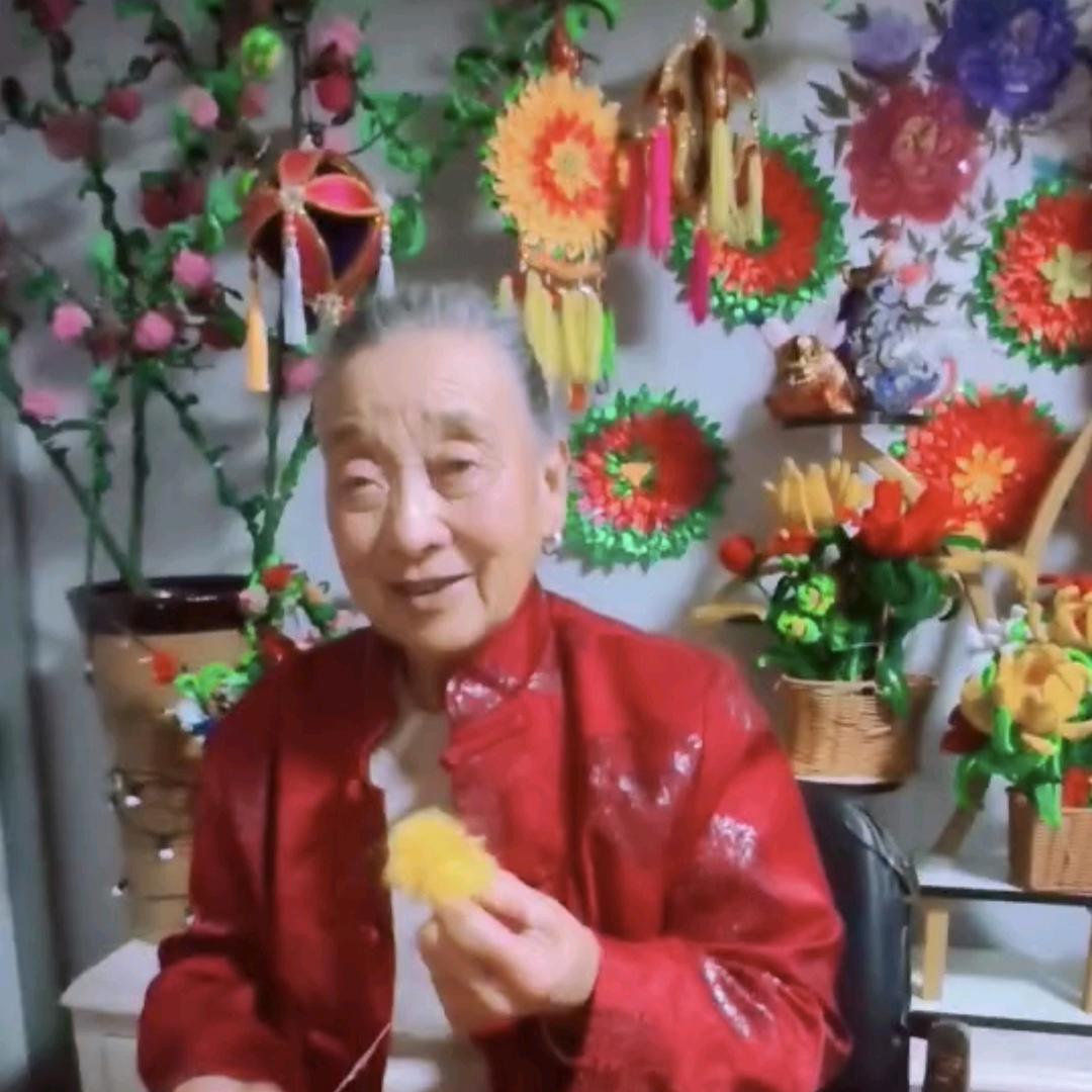 非遗手工老奶奶