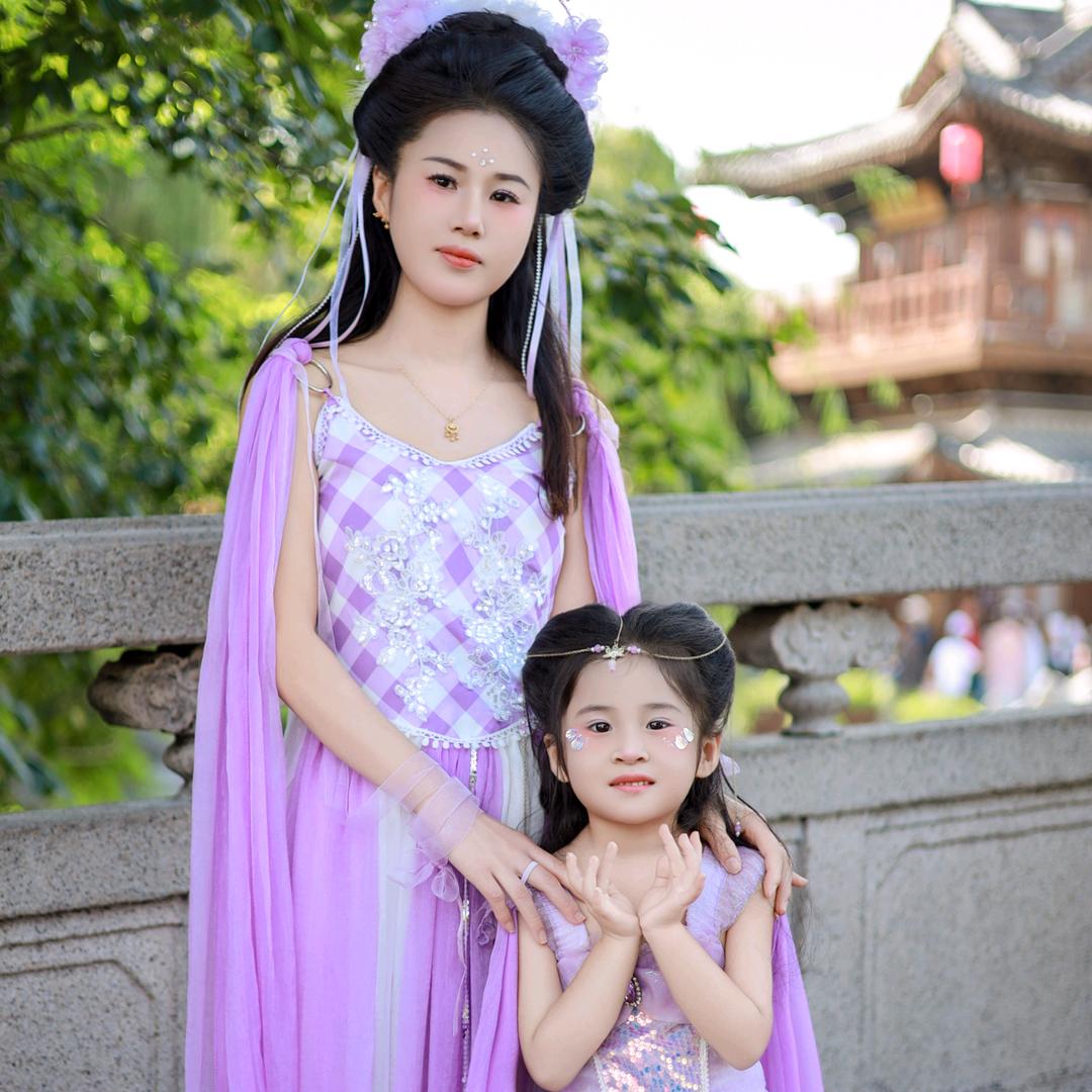 紫圣天官赐福小景宝儿丫头