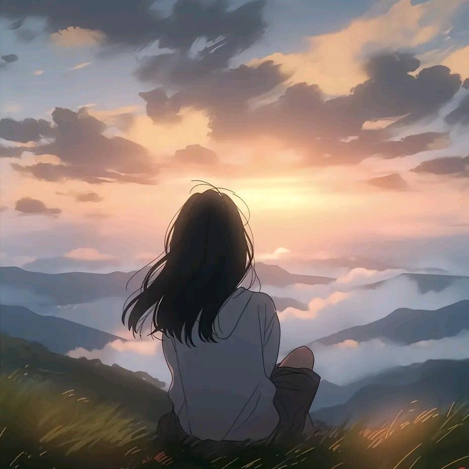 ᩍ一个人ᥫ᭡撑伞