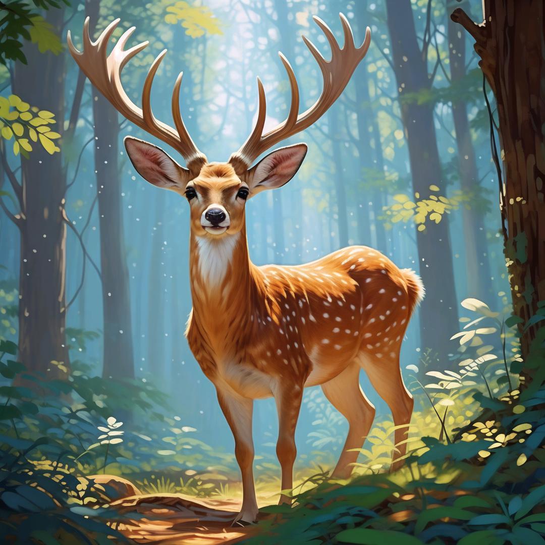 一🦌生花