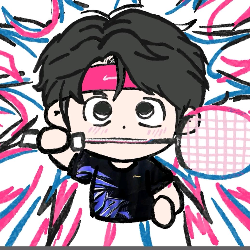 打羽毛球的蜗牛