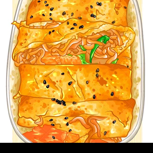 手抓饼、烤冷面