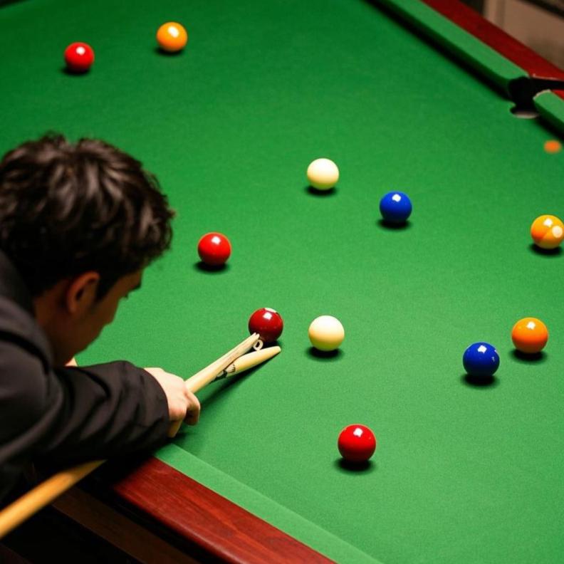 杨行台球精彩瞬间