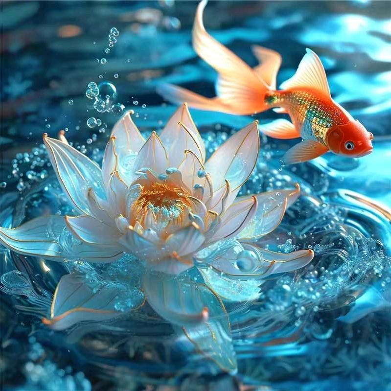 金鱼花头像