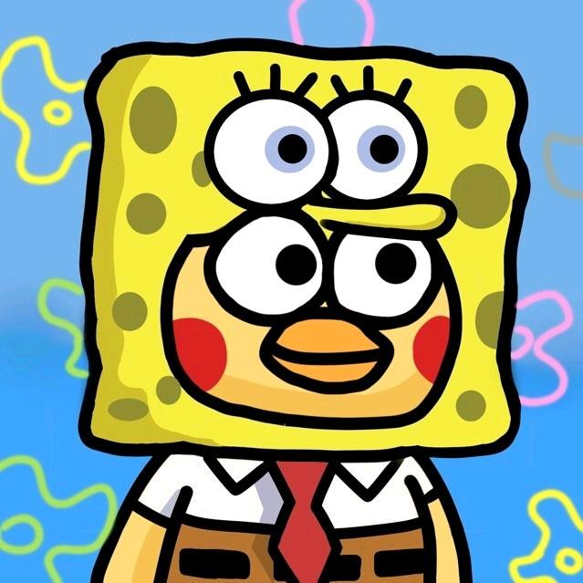 爱吸水的海绵宝宝