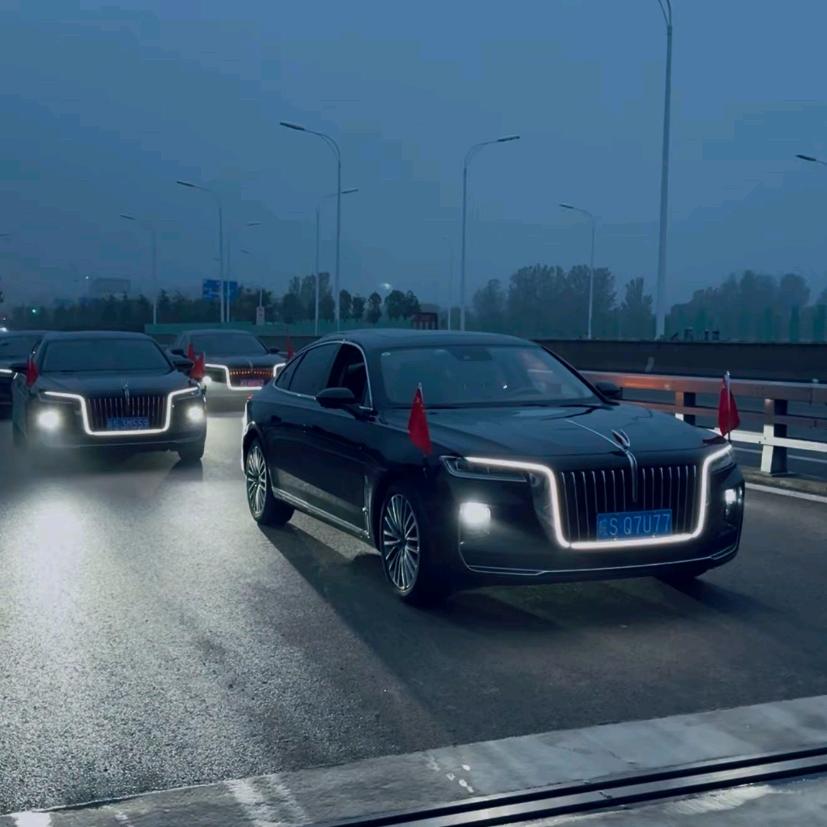 蒙城西海岸-红旗婚车