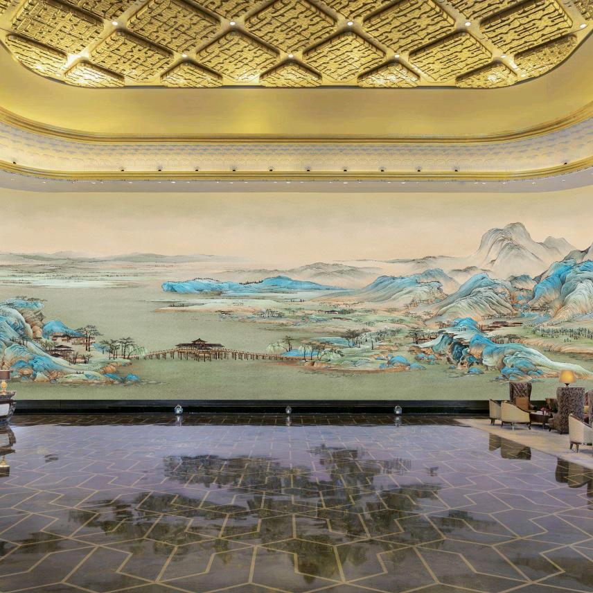 琅悦软装濮阳墙布壁画工厂