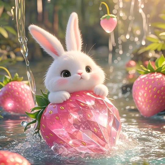 泡芙 卷草莓🍓