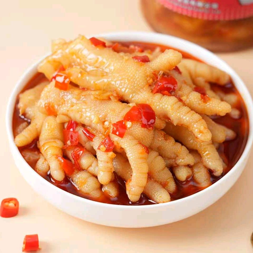 酸辣鸡爪美食分享