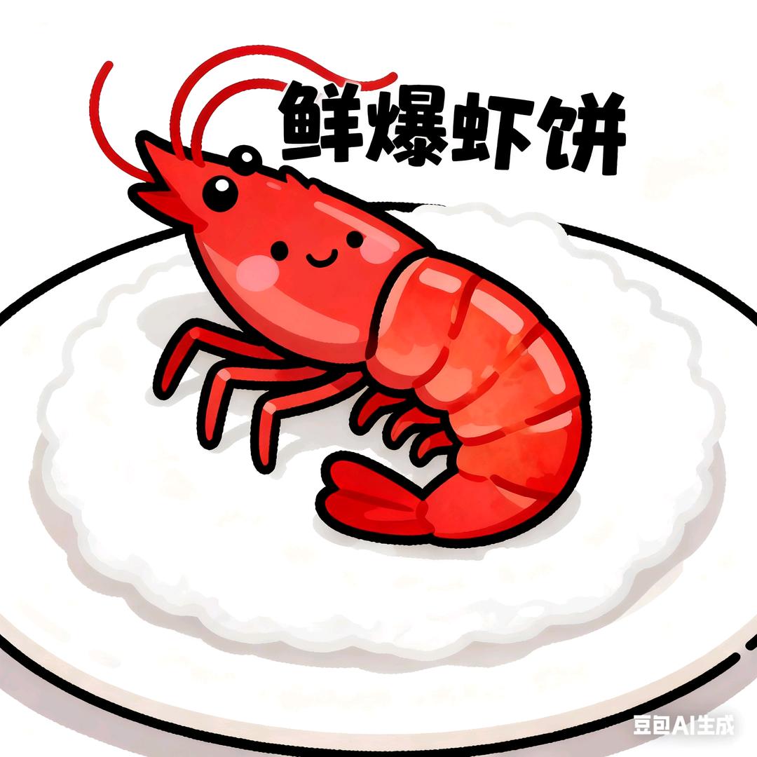 安国首家鲜爆虾饼